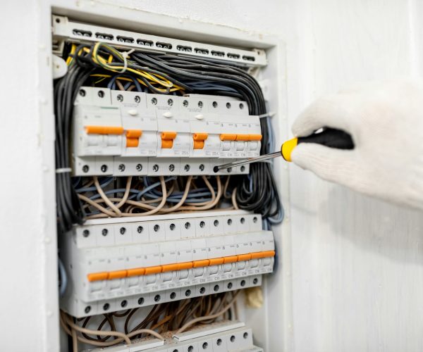 Installing or repairing electrical panel